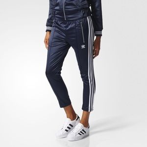 NWOT Navy Adidas Cigarette Pant
